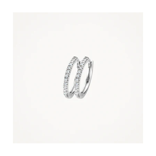 Juweel BLUSH CREOLEN 14 KARAAT WITGOUD 7309WZI Juweel BLUSH CREOLEN 14 KARAAT WITGOUD 7309WZI