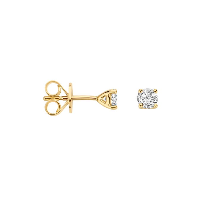 Juweel BLUSH LAB GROWN OORSTEKERS 14K GEELGOUD LG DIAMONDS LG7001Y