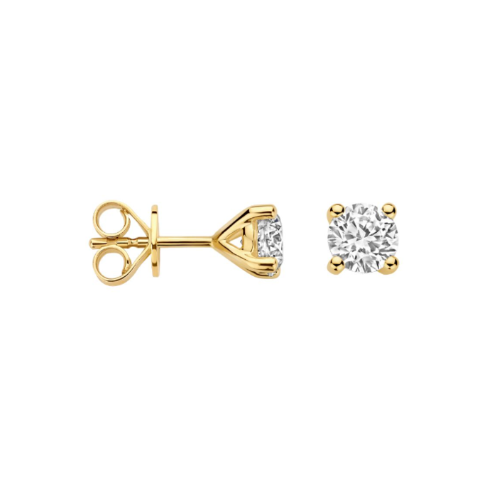 Juweel BLUSH LAB GROWN OORSTEKERS 14K GEELGOUD LG DIAMONDS LG7003Y