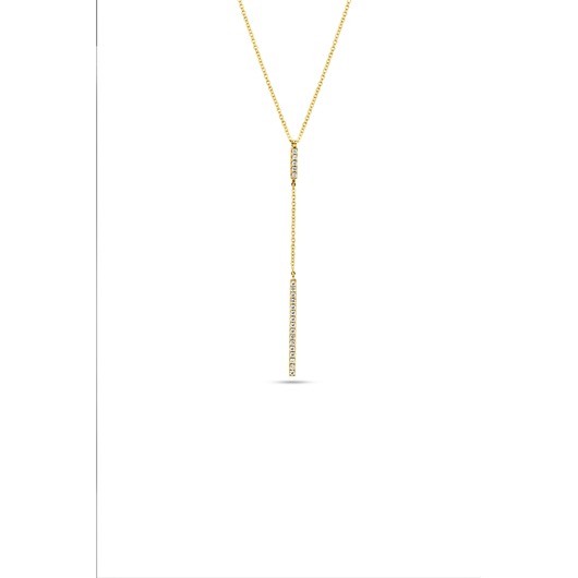 Juweel Femme Adorée collier 18 karaat geelgoud diamant 10C0059G 