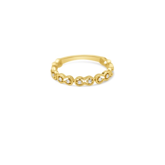 Juweel Femme Adorée ring 18 karaat geelgoud diamant 10R0222G