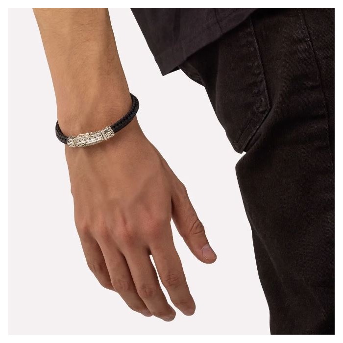 Juweel Buddha To Buddha Nurul/Ellen Mix bracelet Leather Black 863BL