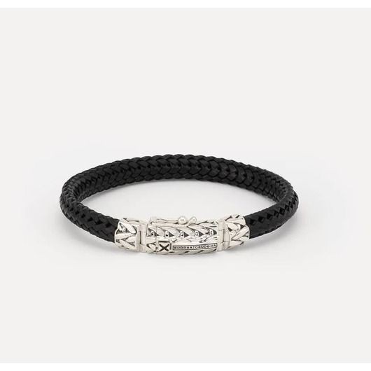 Juweel Buddha To Buddha Nurul/Ellen Mix bracelet Leather Black 863BL