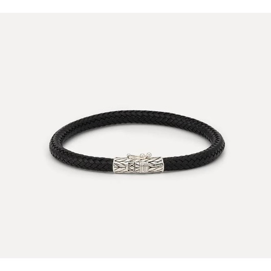 Juweel Buddha To Buddha Ellen bracelet Leather Black 149BL