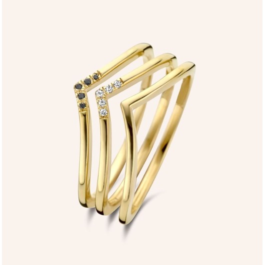 Juweel DIAMANTI PER TUTTI SHADOW RING M2439 YELLOW Juweel DIAMANTI PER TUTTI SHADOW RING M2439 YELLOW