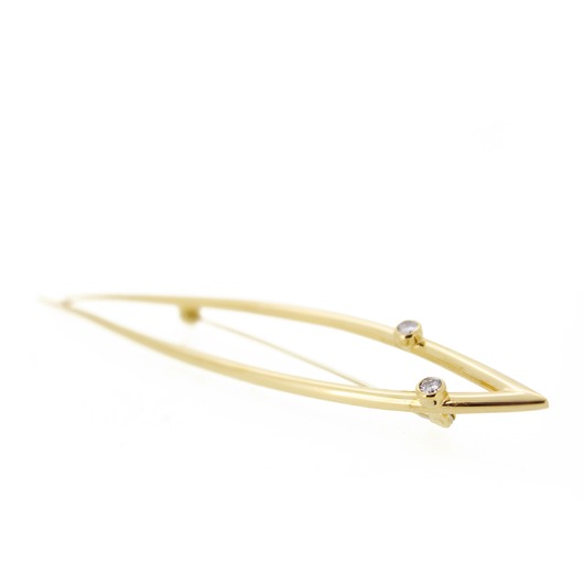 Juweel Broche geelgoud 18 karaat briljanten '76557-1670-TWDH' Juweel Broche geelgoud 18 karaat briljanten '76557-1670-TWDH'