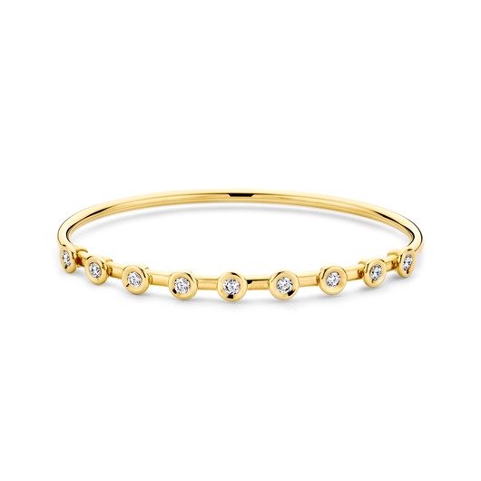 Juweel HULCHI BELLUNI BOULI ARMBAND 18K GEELGOUD MET DIAMANT 61342-YW Juweel HULCHI BELLUNI BOULI ARMBAND 18K GEELGOUD MET DIAMANT 61342-YW