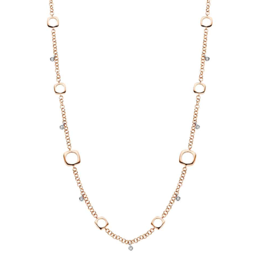 Juweel BIGLI ELEMENTS COLLIER 18K ROSE GOUD DIAMANT 20C41R/60 Juweel BIGLI ELEMENTS COLLIER 18K ROSE GOUD DIAMANT 20C41R/60
