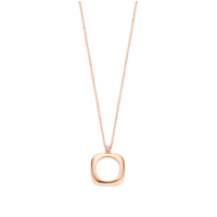 Juweel BIGLI ELEMENTS COLLIER 18K ROSE GOUD DIAMANT 20H76R/45 Juweel BIGLI ELEMENTS COLLIER 18K ROSE GOUD DIAMANT 20H76R/45