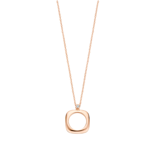 Juweel BIGLI ELEMENTS COLLIER 18K ROSE GOUD DIAMANT 20H76R/45 Juweel BIGLI ELEMENTS COLLIER 18K ROSE GOUD DIAMANT 20H76R/45