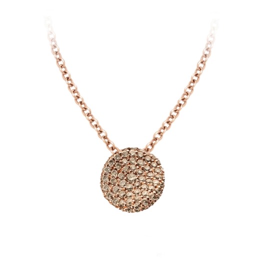 Juweel BIGLI MINI WAVES COLLIER 18K ROSE GOUD DIAMANT 23H63RBRDIA/45 Juweel BIGLI MINI WAVES COLLIER 18K ROSE GOUD DIAMANT 23H63RBRDIA/45