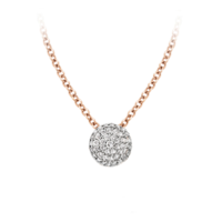 Juweel BIGLI COLLIER MINI WAVES 23H74RWDIA/45 Juweel BIGLI COLLIER MINI WAVES 23H74RWDIA/45