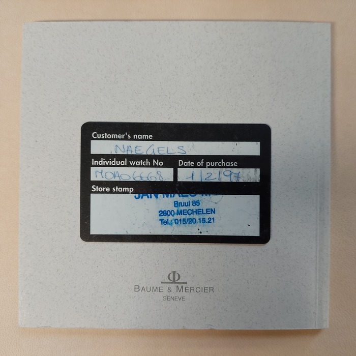 Horloge Baume & Mercier Linea MV045185 '77376-774-TWDH'