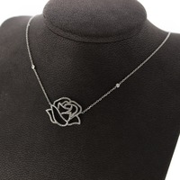 Juweel Collier witgoud 18 karaat briljanten '77556-1675-TWDH' Juweel Collier witgoud 18 karaat briljanten '77556-1675-TWDH'