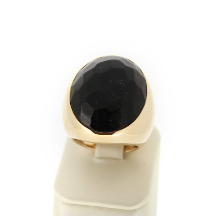 Juweel Pomellato Victoria ring rosegoud 18 karaat Onyx '77411-1668-TWDH'