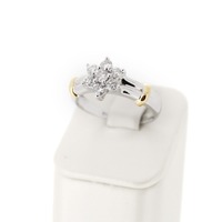 Juweel Ring Bicolor goud 18 karaat briljanten '77539-1687-TWDH' Juweel Ring Bicolor goud 18 karaat briljanten '77539-1687-TWDH'