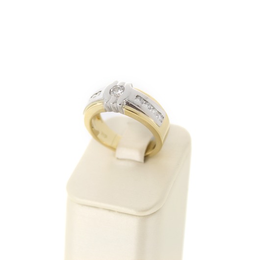 Juweel Ring Bicolor goud 18 karaat briljanten '77547-1689-TWDH' Juweel Ring Bicolor goud 18 karaat briljanten '77547-1689-TWDH'