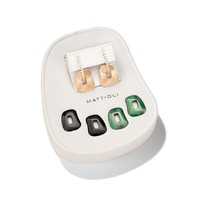 Juweel Mattioli Puzzle small earrings box in rosé gold and 2 Puzzles onix and malachite MOR054R041W Juweel Mattioli Puzzle small earrings box in rosé gold and 2 Puzzles onix and malachite MOR054R041W