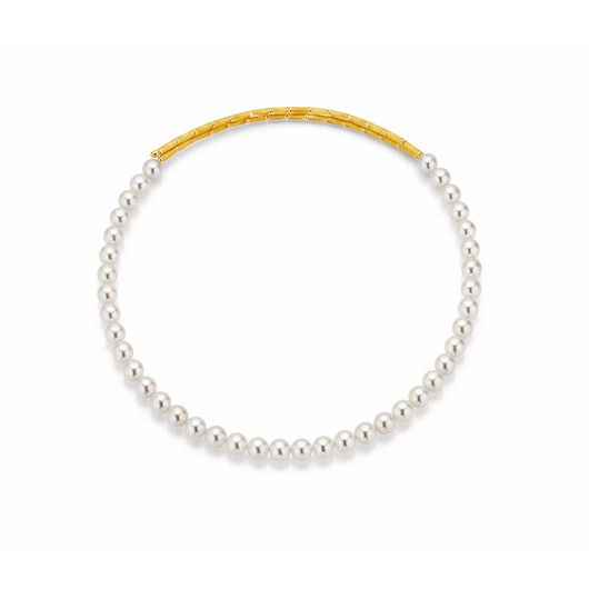 Juweel Yana Nesper Necklace Pearl 18 karaat geelgoud AP150-7 Juweel Yana Nesper Necklace Pearl 18 karaat geelgoud AP150-7