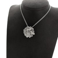 Juweel Collier en hanger witgoud 18 karaat briljanten '77753-1694-TWDH' Juweel Collier en hanger witgoud 18 karaat briljanten '77753-1694-TWDH'