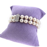 Juweel Parelarmband witgoud 18 karaat briljanten '77769-1706-TWDH' Juweel Parelarmband witgoud 18 karaat briljanten '77769-1706-TWDH'