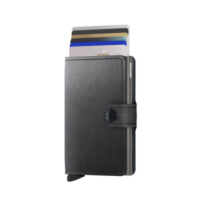 Lederwaren Secrid Wallet Miniwallet Mirum Plant-Based Black MMi-Black 