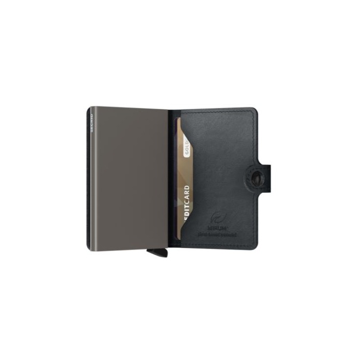 Lederwaren Secrid Wallet Miniwallet Mirum Plant-Based Black MMi-Black 