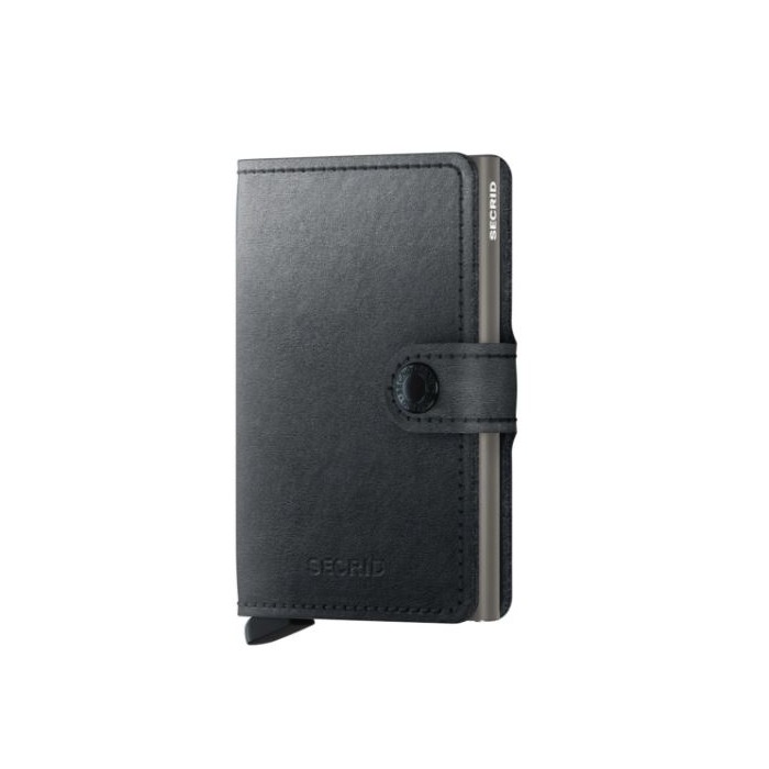 Lederwaren Secrid Wallet Miniwallet Mirum Plant-Based Black MMi-Black 