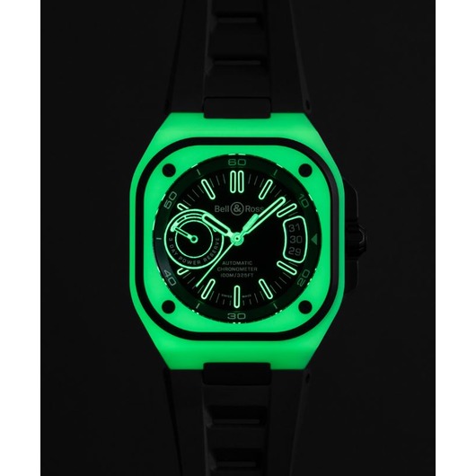 Horloge Bell & Ross BR-X5 Green Lum BRX5R-LUM-TC/SRB