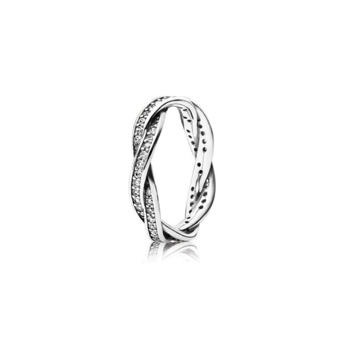 Juweel PANDORA TWISTED LINES RING 190892CZ 