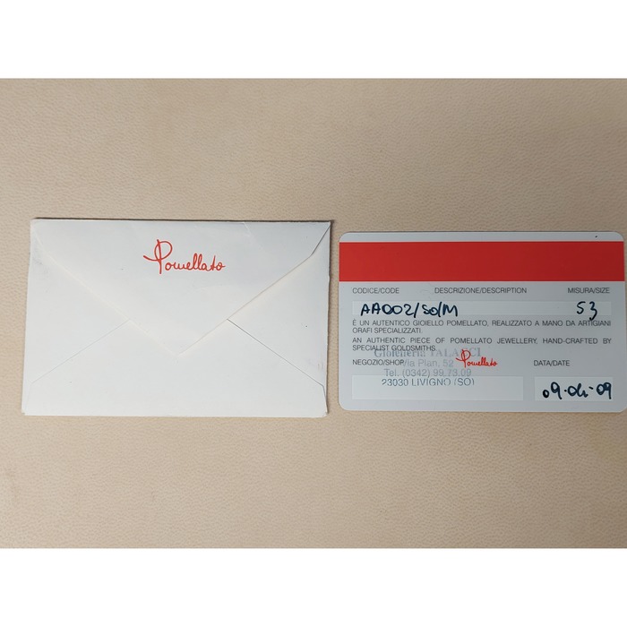 Juweel Pomellato Trouwringen rosé en witgoud 18 karaat briljant '78803-1740-TWDH'