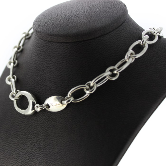 Juweel Pomellato collier, armband en hanger zilver 925 Serie 67 '78800-1737-TWDH'