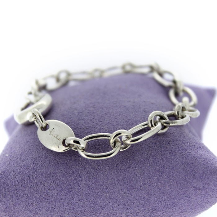 Juweel Pomellato collier, armband en hanger zilver 925 Serie 67 '78800-1737-TWDH'