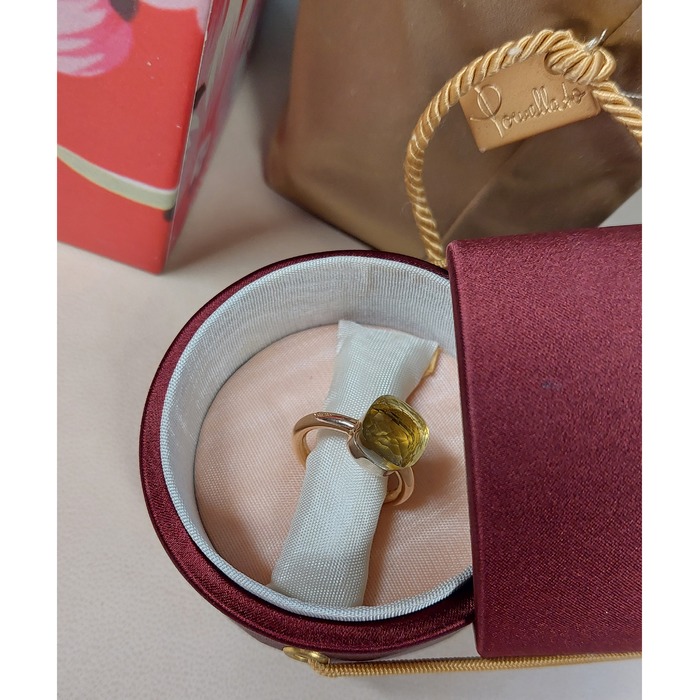 Juweel Pomellato ring rosé goud 18 karaat Citrine A.A002SB2 '78806-1735-TWDH'