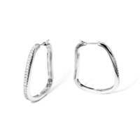 Juweel Mattioli Puzzle earrings white gold and white diamonds MOR054B128W  Juweel Mattioli Puzzle earrings white gold and white diamonds MOR054B128W