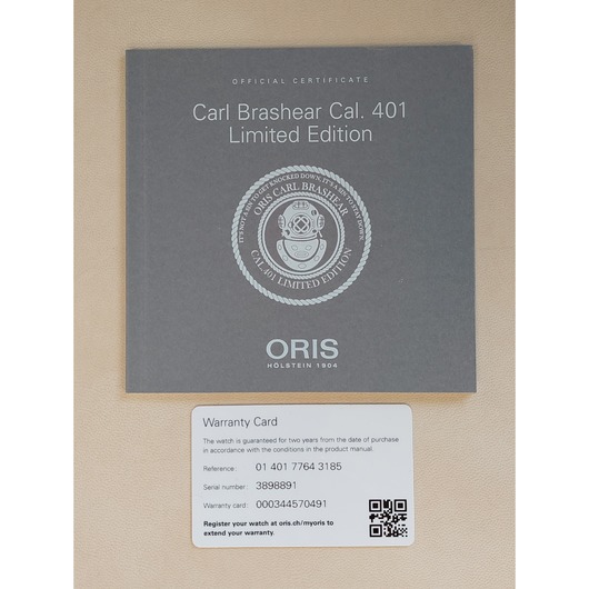 Horloge Oris Carl Brashear Limited Edition caliber 401 01 401 7764 3185