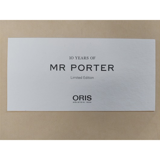 Horloge Oris 10 Years of Mr Porter Limited Edition 01400 7772 4217-set