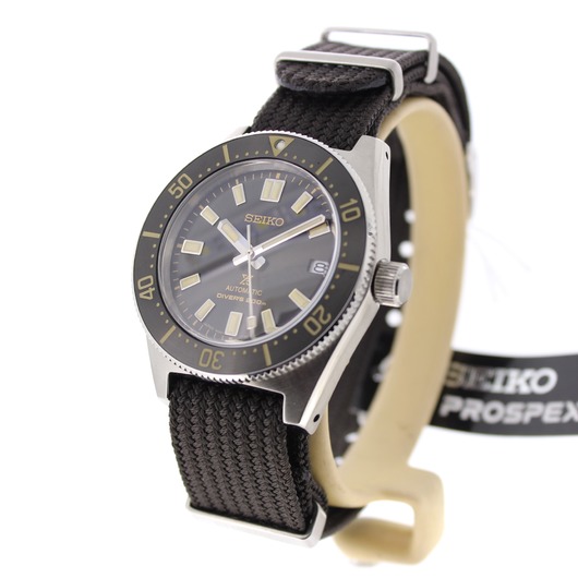 Horloge SEIKO PROSPEX AUTOMATIC SS NYLON BRUIN BEIGE SPB239J1