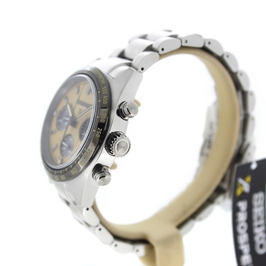 Horloge SEIKO PROSPEX SOLAR CHRONO SS GOLD SSC817P1 