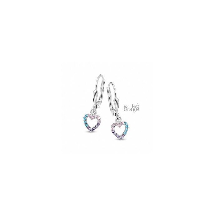 Juweel ORAGE KIDS OORSTEKERS HART K2761