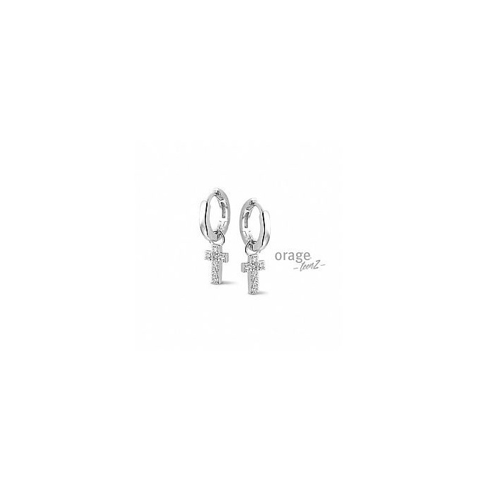 Juweel ORAGE TEENZ OORBELLEN KRUIS T660-T506