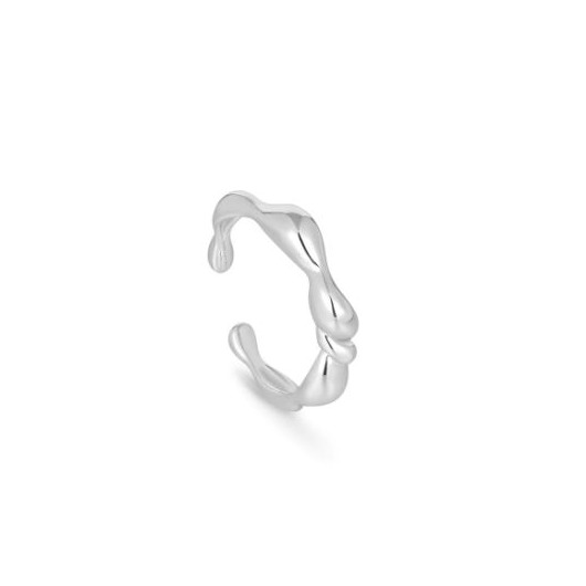 Juweel ANIA HAIE TAKING SHAPE TWISTED WAVE ADJUSTABLE RING R050-01H Juweel ANIA HAIE TAKING SHAPE TWISTED WAVE ADJUSTABLE RING R050-01H