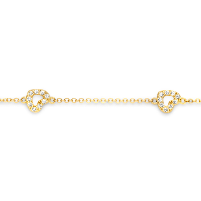 Juweel Blush Armband Geelgoud 14 karaat zirconium 2211YZI