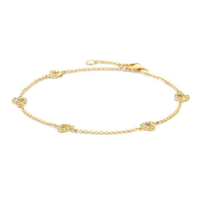 Juweel Blush Armband Geelgoud 14 karaat zirconium 2211YZI