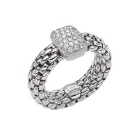 Juweel Fope Vendome Ring witgoud 18 karaat 56002AX_PB_B_XBX_00M Juweel Fope Vendome Ring witgoud 18 karaat 56002AX_PB_B_XBX_00M