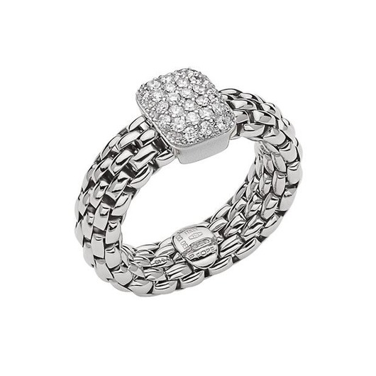 Juweel Fope Vendome Ring witgoud 18 karaat 56002AX_PB_B_XBX_00M Juweel Fope Vendome Ring witgoud 18 karaat 56002AX_PB_B_XBX_00M