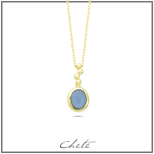 Juweel Zels Cheté collier zilver pleetgoud CL60-0644 Juweel Zels Cheté collier zilver pleetgoud CL60-0644