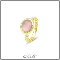 Juweel Zels Cheté ring zilver pleetgoud CL64-0645 Juweel Zels Cheté ring zilver pleetgoud CL64-0645