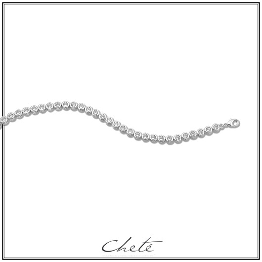 Juweel Zels Cheté armband zilver 925 CL61-0378