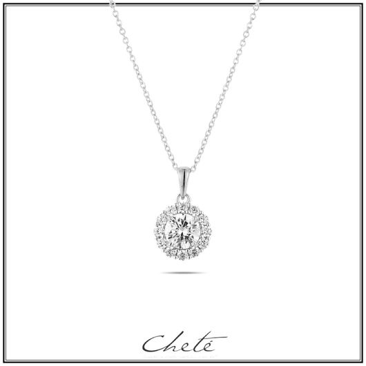 Juweel Zels Cheté collier zilver 925 CL60-0647 
